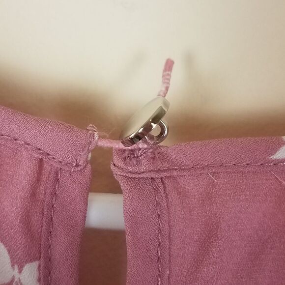 Sweet Rain Pink Butterfly Print Blouse - Picture 7 of 10